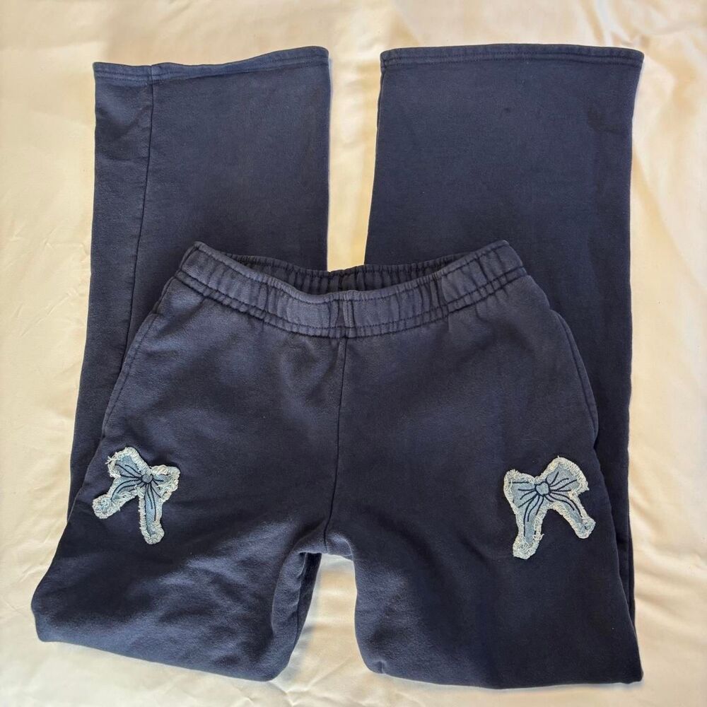 Unbranded Women's Navy and Blue Trousers